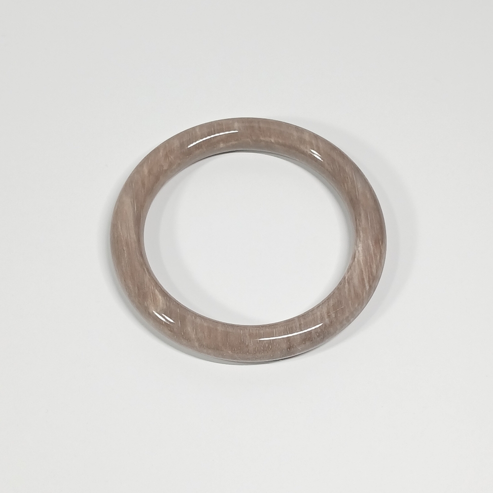 Tan Light Brown Nephrite Jade Bangle 60mm Inner 47.4g